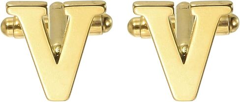 PATIKIL Initial Cufflinks, Classic Alphabet Stainless Steel Men Cuff Links 26 Letters A-Z with Box for Men Father Husband Weddings Gift Business Birthday in Saudi Arabia