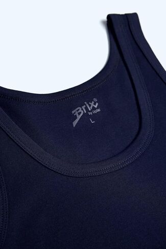 Brix Men's Tank Top Undershirts - 100% Cotton Multipack Tagless Shirts. in Saudi Arabia