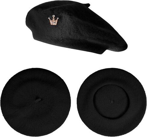 Choyaxo 3PCS French Beret Hat Set Assumeors Comply Conference Conser in Kuwait