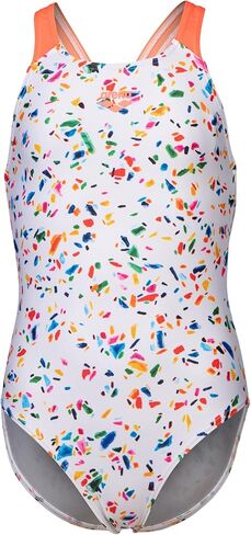 ARENA Girls Performance Confetti Swim Pro Back Athletic One Piece Swimsuit in Kuwait