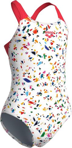 ARENA Girls Performance Confetti Swim Pro Back Athletic One Piece Swimsuit in Kuwait