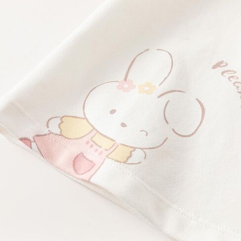 Dave & Bella Girls Short Sleeve Polo Polo قمصان سريعة الجافة غولف Tennis T Rabbit Print School Tops للسن 1-8 in Kuwait