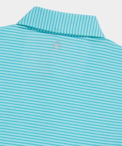 vineyard vines Boys' Bradley Stripe Sankaty Performance Polo in Saudi Arabia