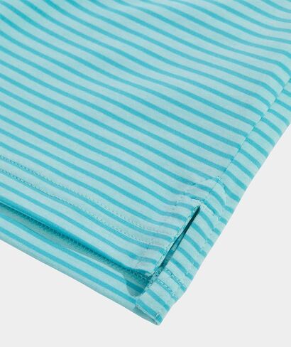 vineyard vines Boys' Bradley Stripe Sankaty Performance Polo in Saudi Arabia