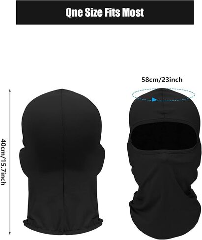 9 قطع قناع التزلج للرجال Balaclava Face Mask Mask Summer Face Mask Balaclava قناع الوجه الكامل in Kuwait