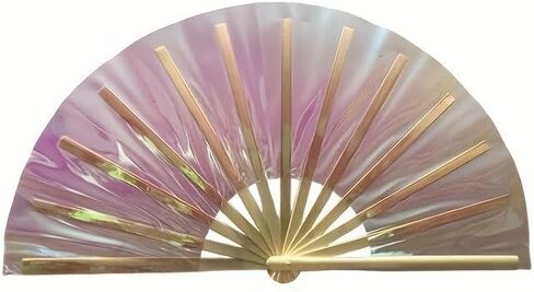 Boots on the Ground Fan - DANENT PVC Holographic Film Fan - تصميم جريء وأنيق للمهرجانات والحفلات والعروض (الدولار) in Kuwait