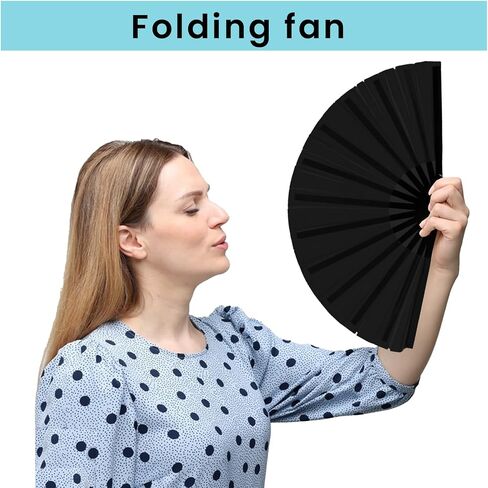 Boots on the Ground Fan - DANENT PVC Holographic Film Fan - تصميم جريء وأنيق للمهرجانات والحفلات والعروض (الدولار) in Kuwait