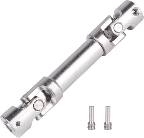 Stainless Steel Driveshaft Heavy-Duty Universal Joint Drive Shaft 66-88mm for 1/18 RC Rock Crawler Axial UTB18 Capra Unlimited Trail Buggy Upgrade Parts Replacements(Front) in Kuwait