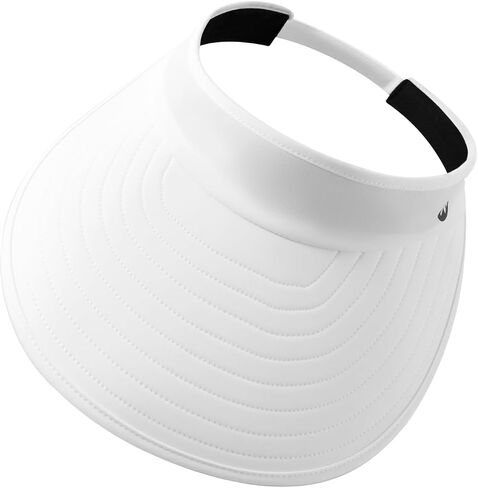 WANDER Sun Visor Hats for Women Wide Brim UV Protection Adjustable Large Golf Beach Cap Packable Travel Sport Visor in Saudi Arabia