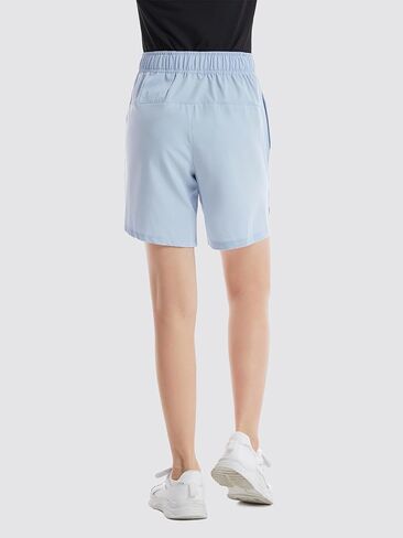 4 Pack Girls Athletic Shorts,Girls Basketball Shorts,Kids Workout Soccer Short for Girl with Drawstring & Pockets in Kuwait