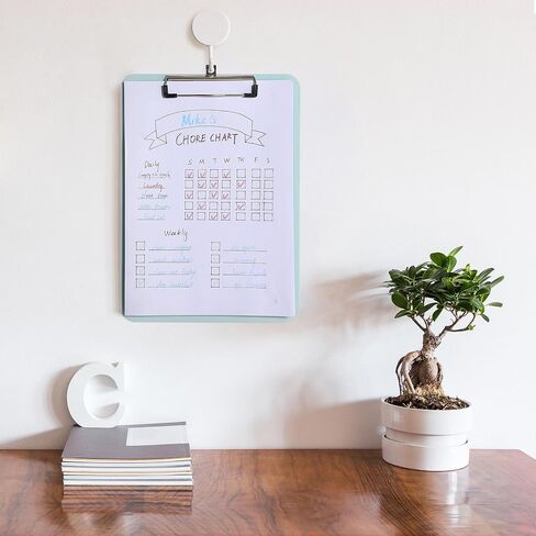 Mr. Pen- Plastic Clipboard, 12.5" x 9", 2 Pack, Pastel Orange, Clipboards for Kids & Adults, Clipboards Plastic, Clip Board, Teacher Clipboard, Kids Clipboard, Cute Clipboard, Plastic Clipboards in Kuwait