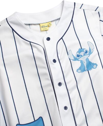 Disney Womens Baseball Jersey - Mickey Mouse Lightning McQueen Marie, Lilo and Stitch Womens Baseball Shirt (Sizes: S-XL) in Saudi Arabia