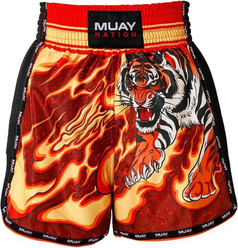 Muay Thai Shorts for Men Women Kick Slim Cut MMA Boxing Shorts Training Kickboxing Clothing Martial Arts Trunks in Saudi Arabia