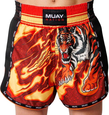 Muay Thai Shorts for Men Women Kick Slim Cut MMA Boxing Shorts Training Kickboxing Clothing Martial Arts Trunks in Saudi Arabia