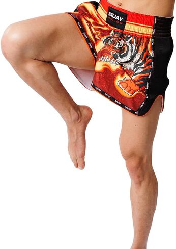 Muay Thai Shorts for Men Women Kick Slim Cut MMA Boxing Shorts Training Kickboxing Clothing Martial Arts Trunks in Saudi Arabia