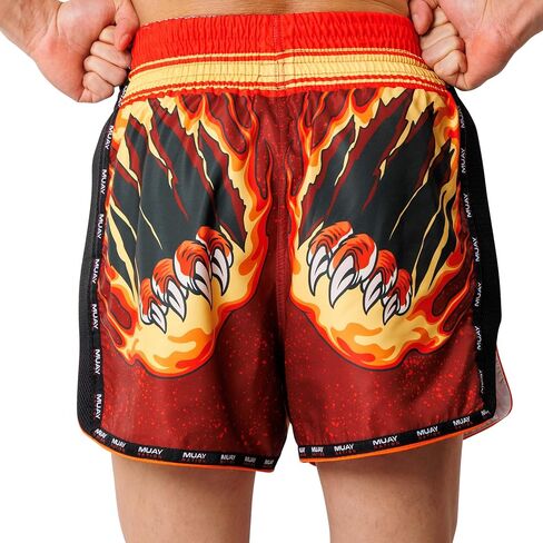 Muay Thai Shorts for Men Women Kick Slim Cut MMA Boxing Shorts Training Kickboxing Clothing Martial Arts Trunks in Saudi Arabia