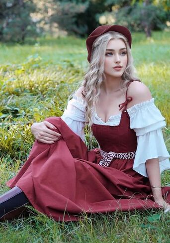 Procos Renaissance Tudor قبعات القبعات المسطحة للنساء القبعات القبعات الفرنسية رسام Cap Classic Costume Men Median in Saudi Arabia