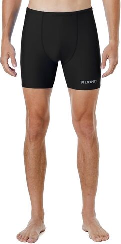 Runihit Men's Square Square Swimmers Quick Dry Athletic Brief Swimsuit UFP 50+ ضغط سراويل للسباحة in Kuwait