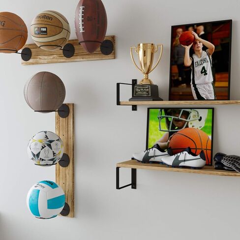 wallniture colmar 48 "أرفف عائمة ريفية لديكور غرفة المعيشة، رف كتب الحائط، رف عائم للمطبخ، أرفف مثبتة على الحائط للمكتب، أرفف حائط لديكور غرفة النوم، مجموعة محترقة من 2 in Saudi Arabia