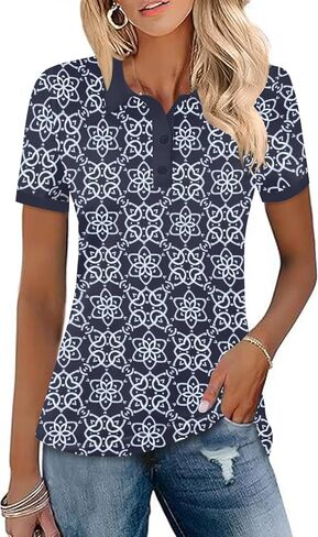 Lomon Womens Golf Polo Dorts Short Sleeve Tops Tops Lightweight Moisture Wicking Tennis Activewear S-XXL in Kuwait