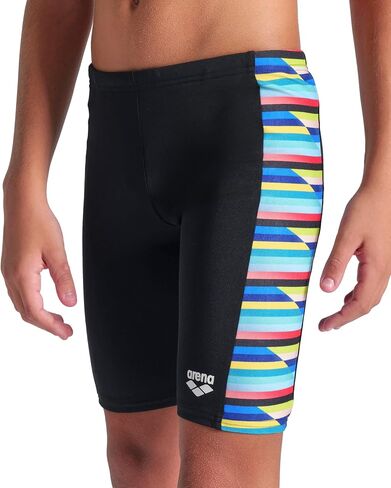 Arena Boys Performance Racing Stripe Athletic Swim Lwammers in Saudi Arabia