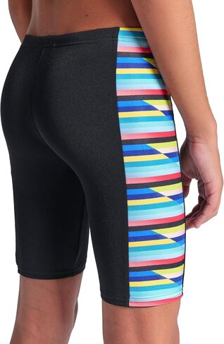 Arena Boys Performance Racing Stripe Athletic Swim Lwammers in Saudi Arabia