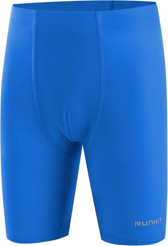 Runhit Boys 'Swim Jammers Youth Swimsuit UPF 50+ سريع للضغط الرياضي الجاف الجاف in Kuwait