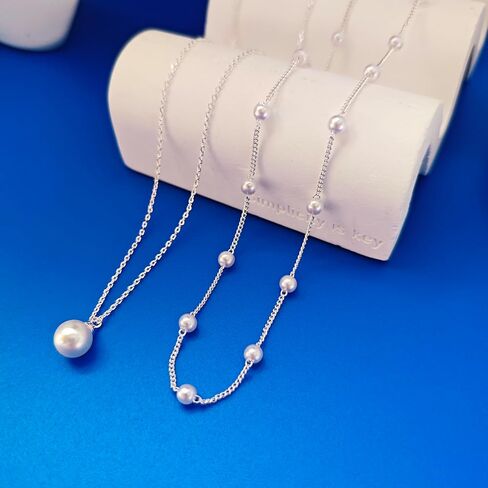 قلادات لؤلؤة Gold Gold Gold Leglaces for Women 14k Gold Plated Learty Pearl Cute Daisy Pearl Choker Gold Netlace Netlace for Women Gold Trendy Jewelry Gifts in Kuwait
