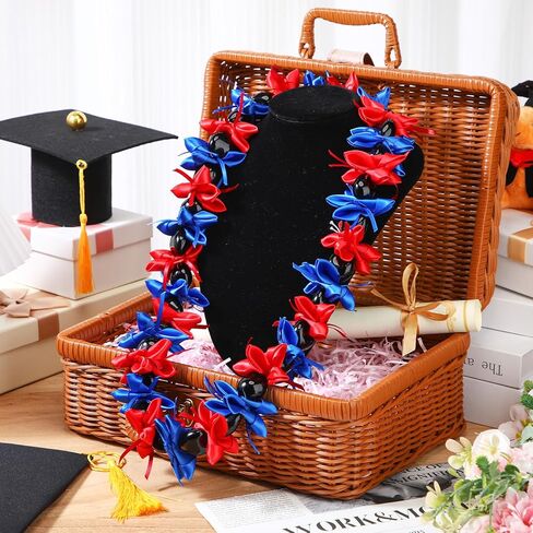 التخرج ليس هاواي السحلية مع Kukui ورقة الجوز الاكريليك حبة اليدوية الشريط القوس القلائد للكلية المدرسة in Kuwait