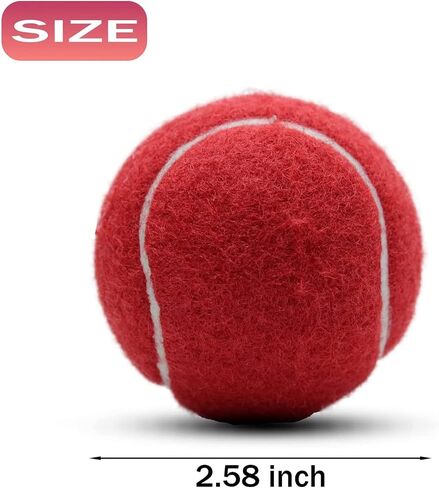 Magicorange Tennis Balls, 12 Pack Training Tennis Practice Balls, Pet Dog Playing Balls, Come with Mesh Bag for Easy Transport, Good for Beginner Training Ball in Kuwait