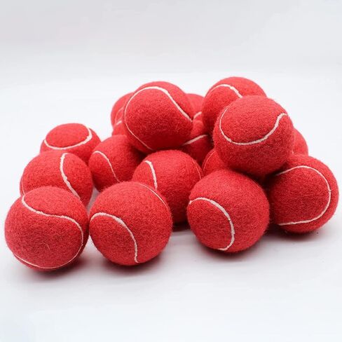 Magicorange Tennis Balls, 12 Pack Training Tennis Practice Balls, Pet Dog Playing Balls, Come with Mesh Bag for Easy Transport, Good for Beginner Training Ball in Kuwait