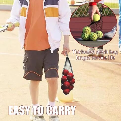 Magicorange Tennis Balls, 12 Pack Training Tennis Practice Balls, Pet Dog Playing Balls, Come with Mesh Bag for Easy Transport, Good for Beginner Training Ball in Kuwait