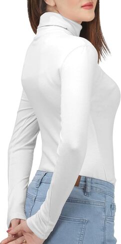 NY Threads 3 Pack Womens Turtleneck قميص طويل الأكمام in Kuwait