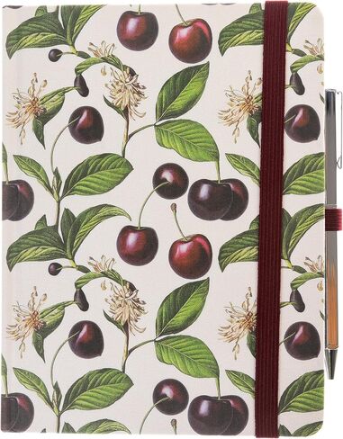 Graphique Hortensia Journal Plus Pen Luxe Collection ، دفتر Notes Hardcover للمذكرات للكتابة ، نقش رقائق الفضة ، 160 صفحة ، 6 "× 8" in Kuwait