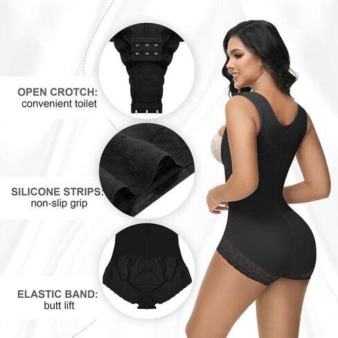 M MYODRESS Fajas Colombianas Moldeadoras Shapewear Tummy Control Full Body Shaper Post Surgery Compression Garment Shaping in Saudi Arabia