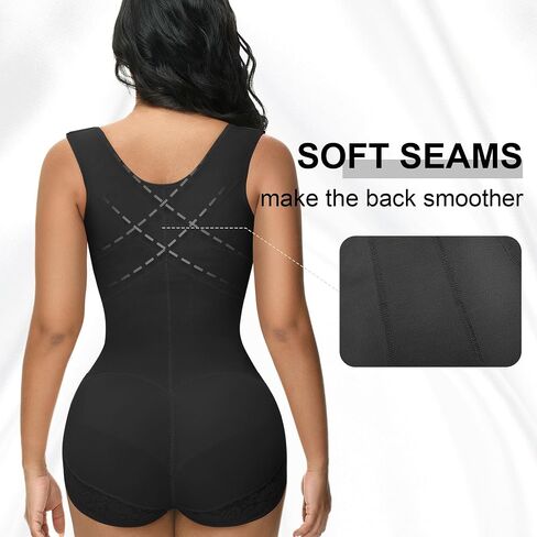 M MYODRESS Fajas Colombianas Moldeadoras Shapewear Tummy Control Full Body Shaper Post Surgery Compression Garment Shaping in Saudi Arabia