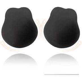 Sticky Bra – Push Up Adhesive Backless Strapless Bra for Women Reusable Silicone Nipple Covers