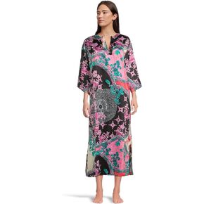 N Natori womens Brocade Caftan Length 52"