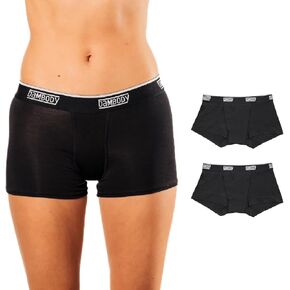Bambody Absorbent Boy Short, Period Underwear for Women and Teens - Protective - Soft, Comfortable, Breathable