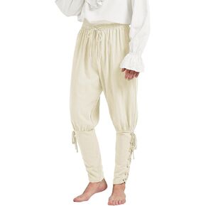 سروال عصر النهضة القراصنة للرجال مع نطاقات الكاحل - Cosplay CoSplay CoSplay - in Kuwait