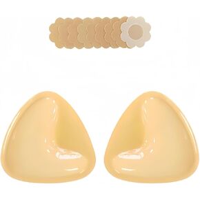 Sticky Bra Inserts Double Sided Strapless Reusable Adhesive Bra Push Up Bras for Dresses Bikini Swimsuit Sports Bra