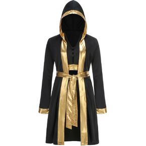 مجموعة أزياء Toonrain Boxer للنساء بالضربة القاضية Robe 4PCS