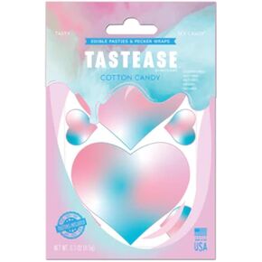 Tastease - فطائر صالحة للأكل على شكل قلب في حلوى القطن بواسطة Pastease - مجموعة 6 قطع - متعة لحظة خاصة أو تغطية كل يوم - أبعاد 2 "× 2" 1 بوصة