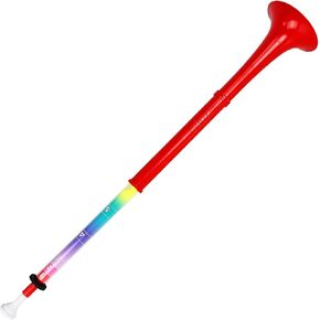 Pinstrument Pbuzz البلاستيك Kids Kids الآلة الموسيقية - يسهل تشغيل مجموعة من 6 ملاحظات - صوت BB الأصيل للطالب والمبتدئين - لسان حال القابل للفصل - ABS Date ABS - Red - 2 Pack