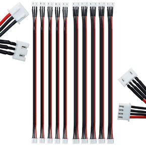 JST-XH 2S توازن توازن سلك Lead Extension 20 سم ، لتوازن بطارية Lipo شحن 22AWG السيليكون (JST-XH 2S 5pcs 20cm)