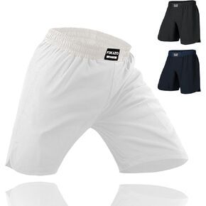 MMA Shorts Men - No GI BJJ Shorts for Muay Thai ، الملاكمة ، القتال ， التدريب على المصارعة والتدريب القتالي