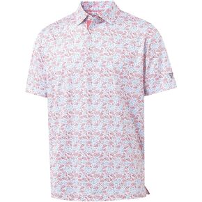 M Maelreg Boys Polo Shirt Shirt Shirt Sleeve Performance Dry Fit Stretch Function Print Print Active Casual Collared Dorts for Boy