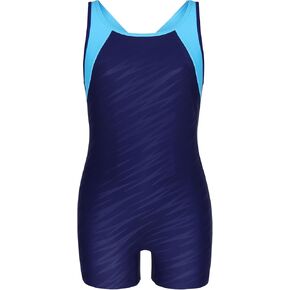Beautyin Girls Swimsuit Size 8-14 Boyleg One Piece One Athletic Wathing Suit Training ملابس السباحة