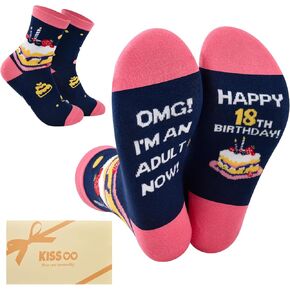 18th Birthday Gifts for Girls Cool Birthday Gift Ideas for 18 Year Old Teen Girl Birthday Socks for Young Adult Age 18
