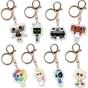 Dandys World Keychain Torse - Keyrings Acrylic Pendant ، Vee Goob Cosmo Pebble & Dandy Worlds Merch